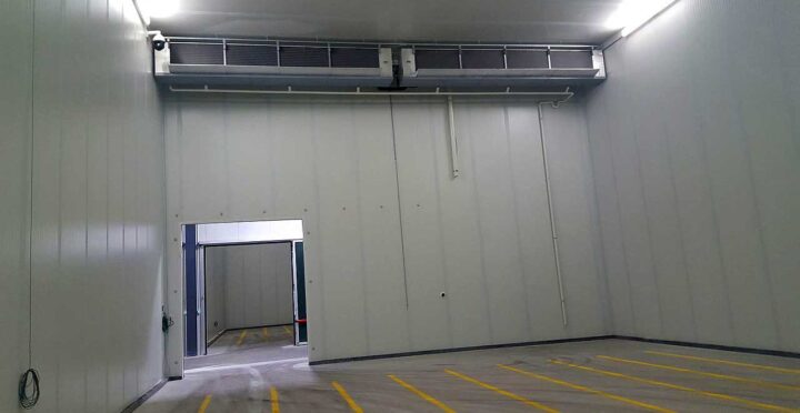 Una sala de atmósfera controlada para las manzanas.